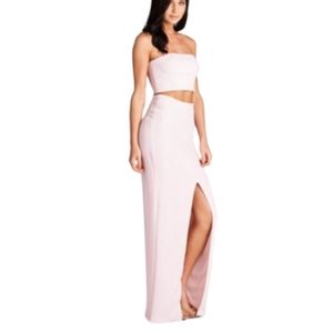 Rubber Ducky Maxi Slit Pink Skirt Size XS